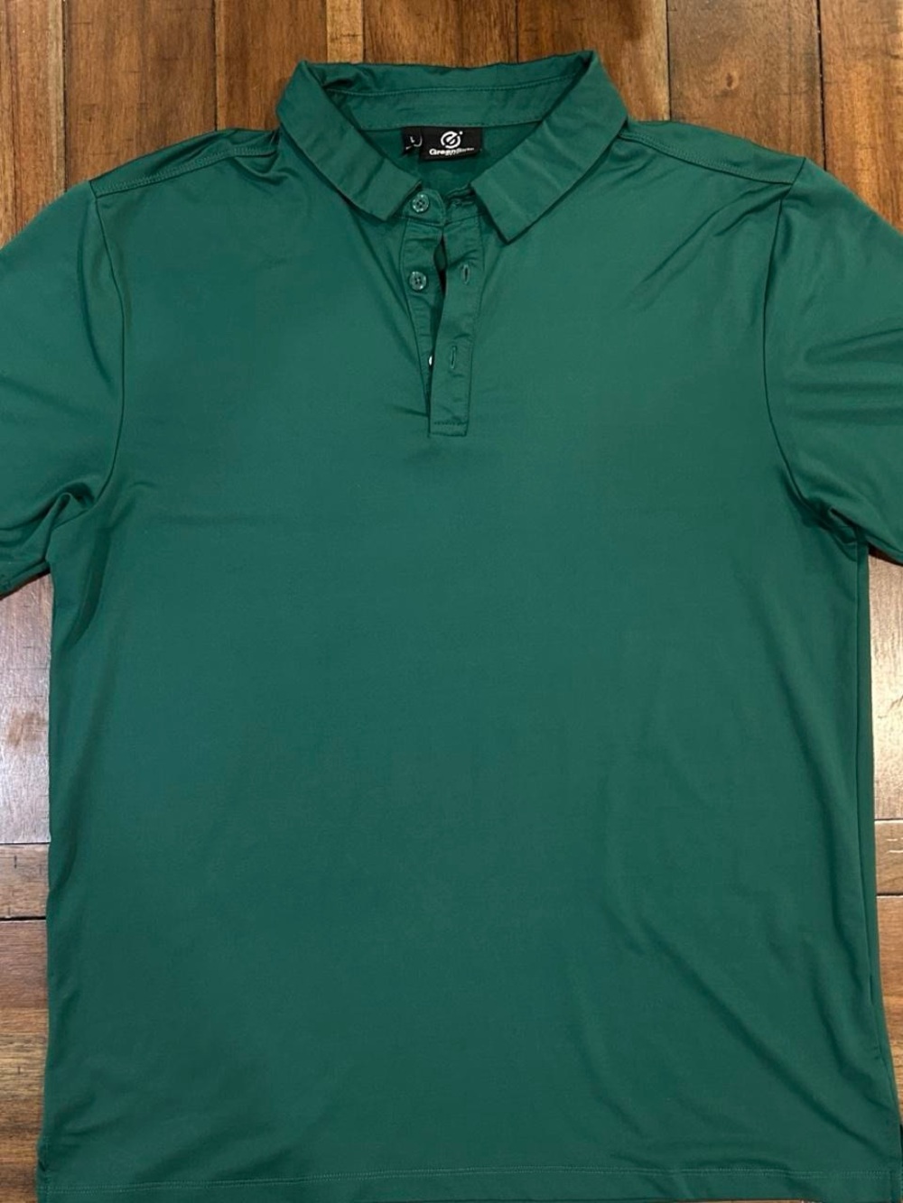 GreenSide Golf Men’s Large Green Polo Shirt